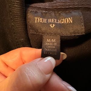 True religion black jacket worn once. I love this jacket.